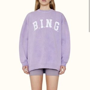 Lilac Anine Bing Sweatshirt size S